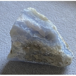 AGAT NIEBIESKI, CHALCEDON NIEBIESKI SUROWY