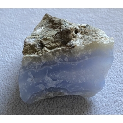 AGAT NIEBIESKI, CHALCEDON NIEBIESKI SUROWY