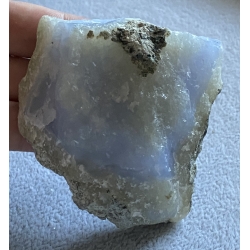 AGAT NIEBIESKI, CHALCEDON NIEBIESKI SUROWY